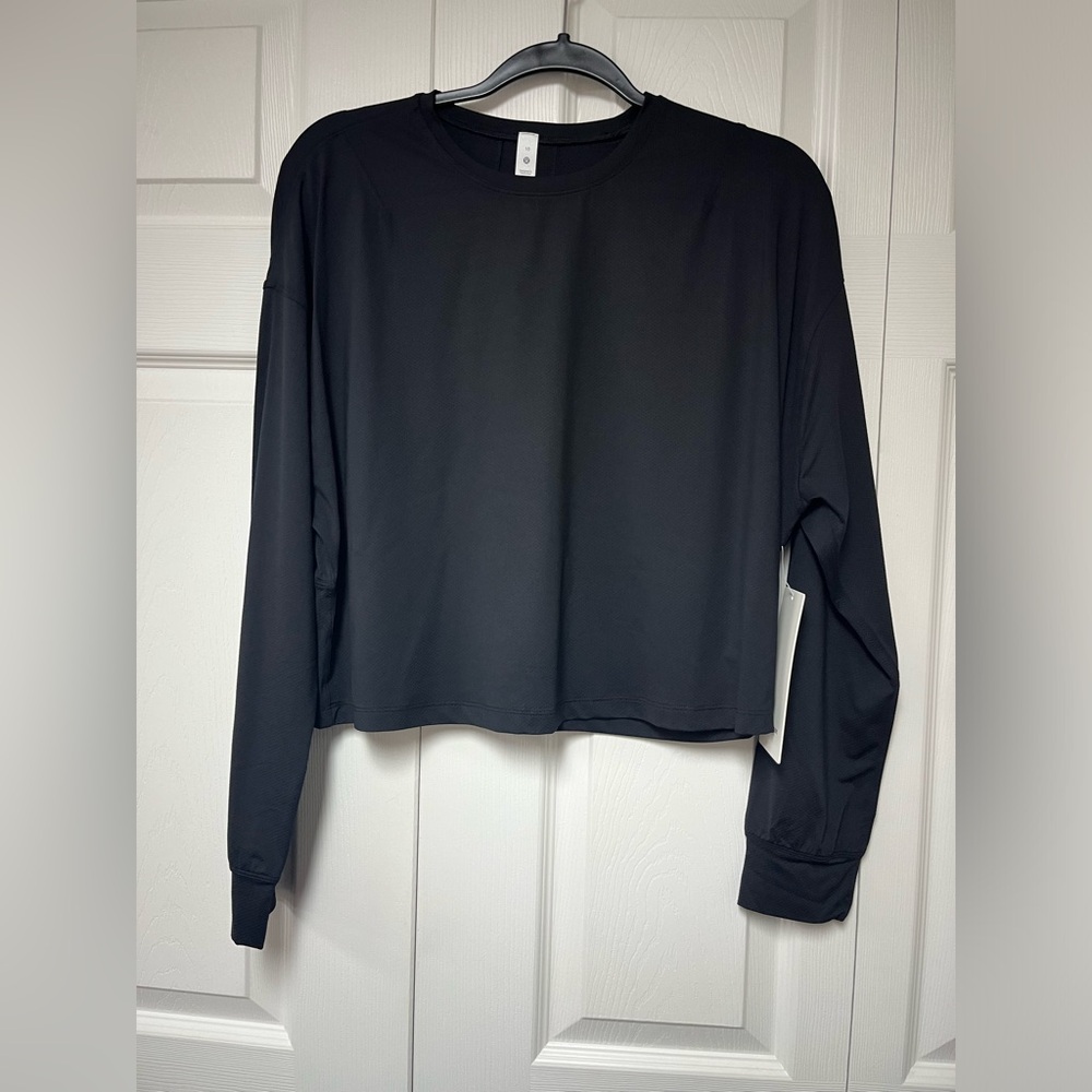 Lululemon abrasion reaistant long sleeve training top - size 10 - new